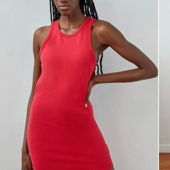 Aritzia Sunday Best Melody Racerback Bodycon Dress Size Small - Picture 1 of 9